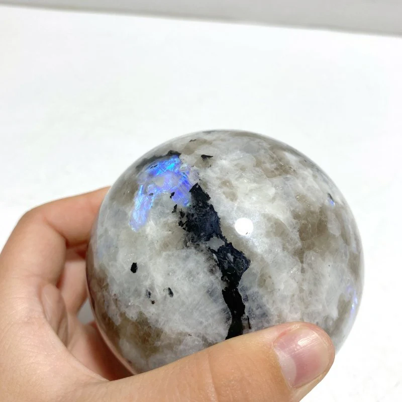 9 Pieces Large Moonstone Sphere Ball