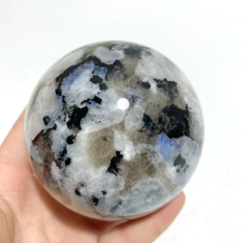 9 Pieces Large Moonstone Sphere Ball - Image 2