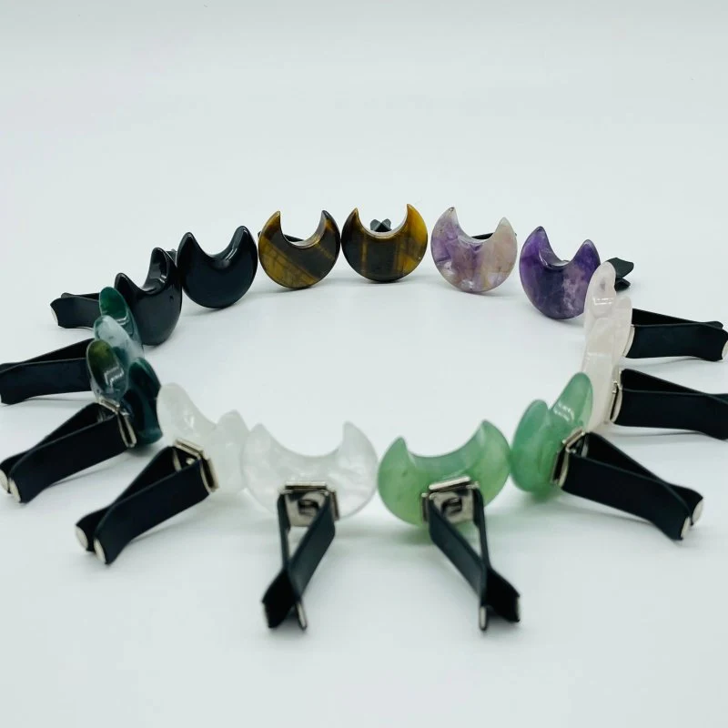 7 Types Crystal Car Air Vent Clips Moon Crystal Wholesale Car Accessories - Image 2