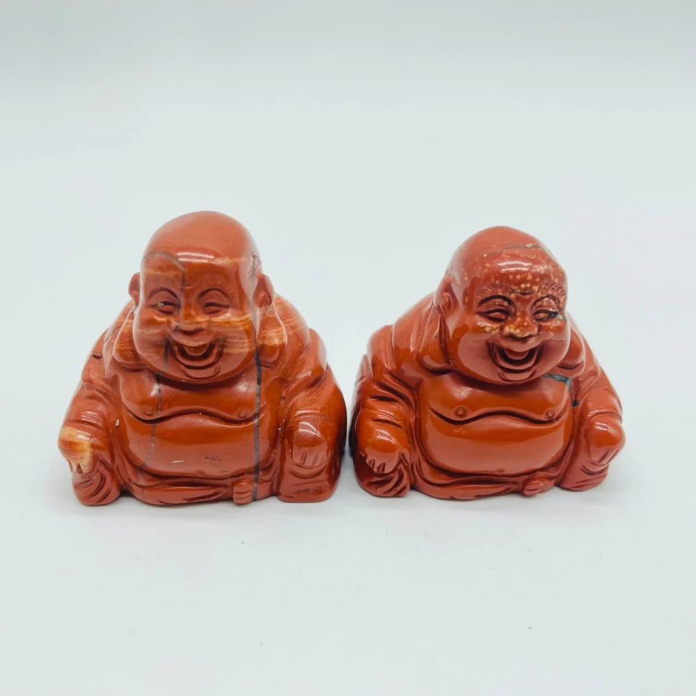7 Types Fat Belly Buddha Maitreya Carving Tiger Eye Moss Agate Wholesale - Image 5