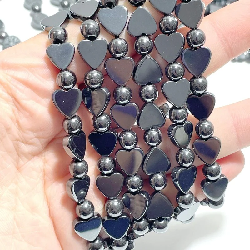 7 Styles Hematite Bracelets Star/Moon/Heart/Hamsa Hand Wholesale - Image 10