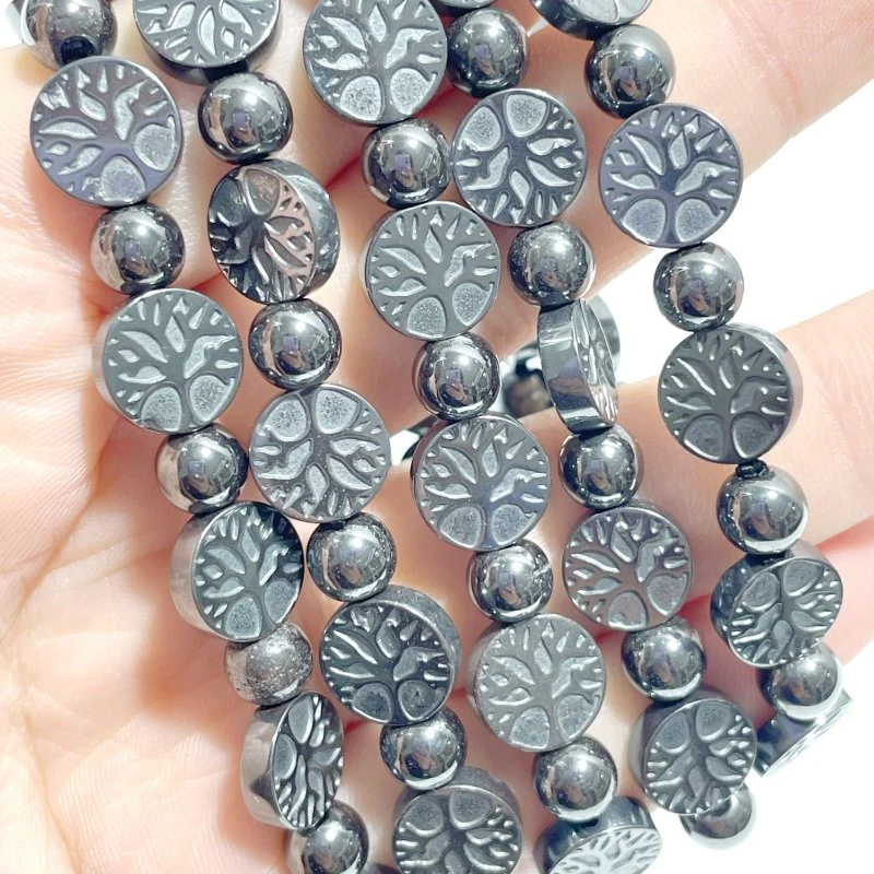 7 Styles Hematite Bracelets Star/Moon/Heart/Hamsa Hand Wholesale - Image 13