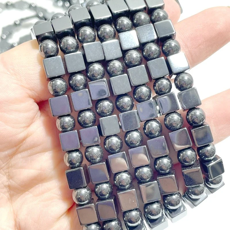 7 Styles Hematite Bracelets Star/Moon/Heart/Hamsa Hand Wholesale - Image 14