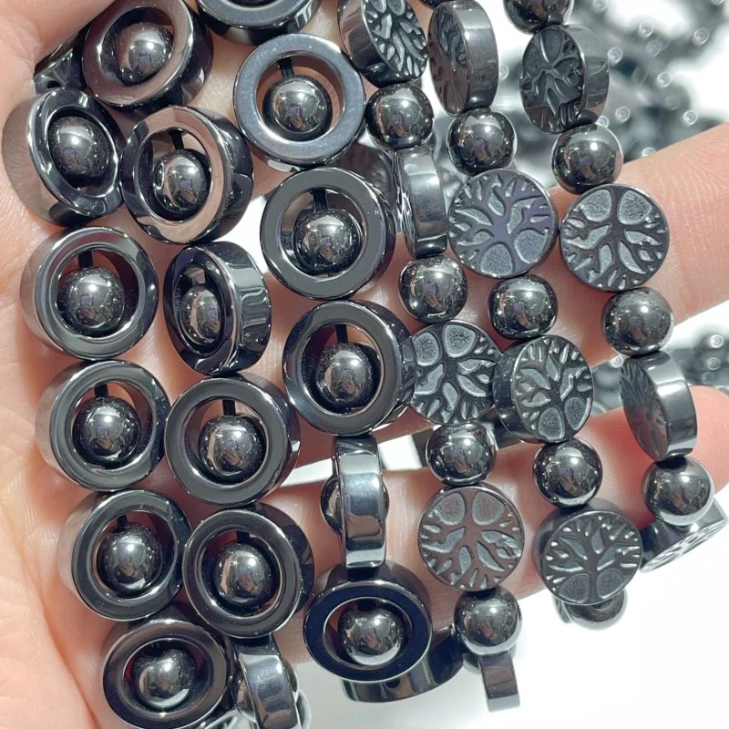 7 Styles Hematite Bracelets Star/Moon/Heart/Hamsa Hand Wholesale - Image 18