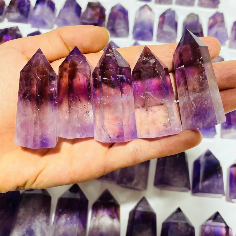 99 Pieces Natural Ametrine Stone Points - Image 7