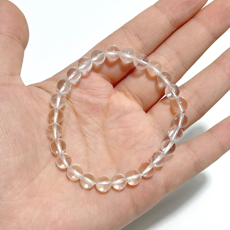 7mm Clear Quartz Bracelet Wholesale - Image 5