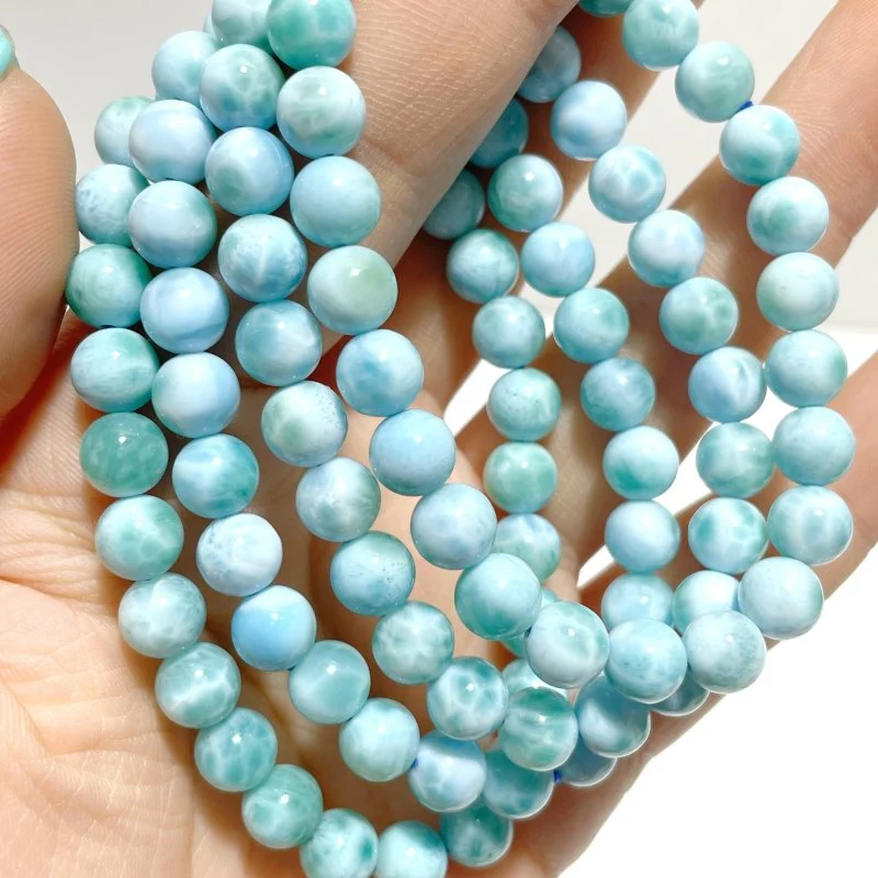 4 Pieces Larimar 7mm Larimar Bracelet