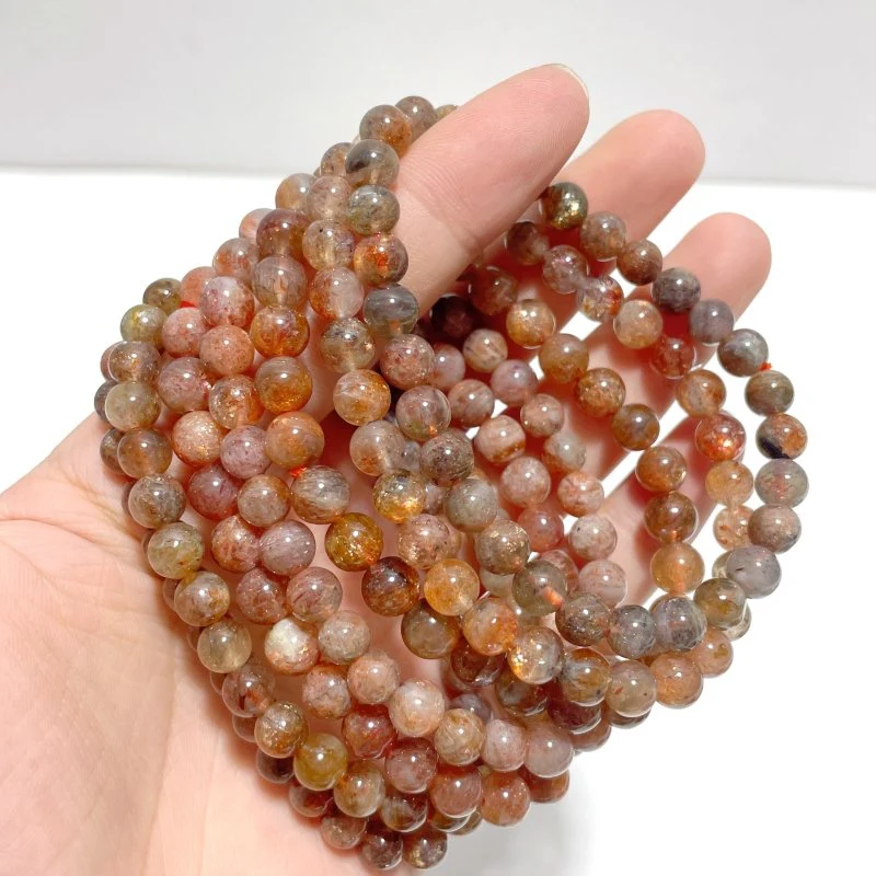 26 Pieces 7mm Sunstone Bracelets - Image 3