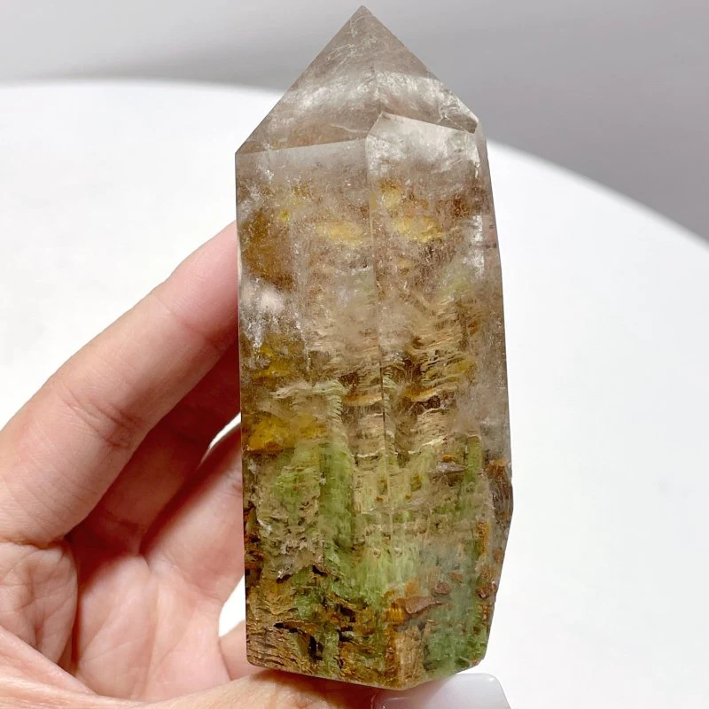 5 Pieces Beautiful Garden Quartz Tower Points 8-12.7cm - Image 6