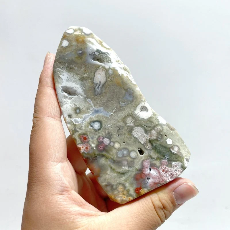 8 Pieces Large 8th Vein Ocean Jasper Free Form Home Decor - Image 3