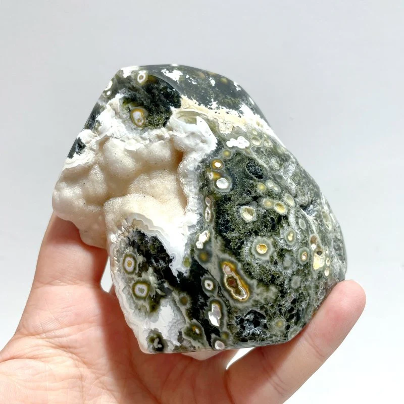 8 Pieces Large 8th Vein Ocean Jasper Free Form Home Decor - Image 4