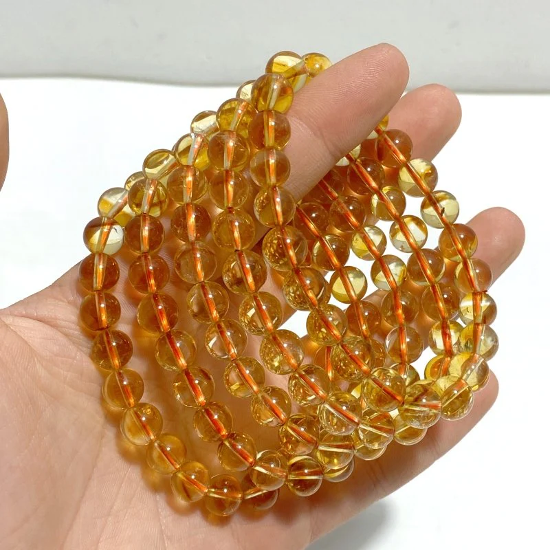 8 Pieces High Quality Citrine Bracelets - Image 3