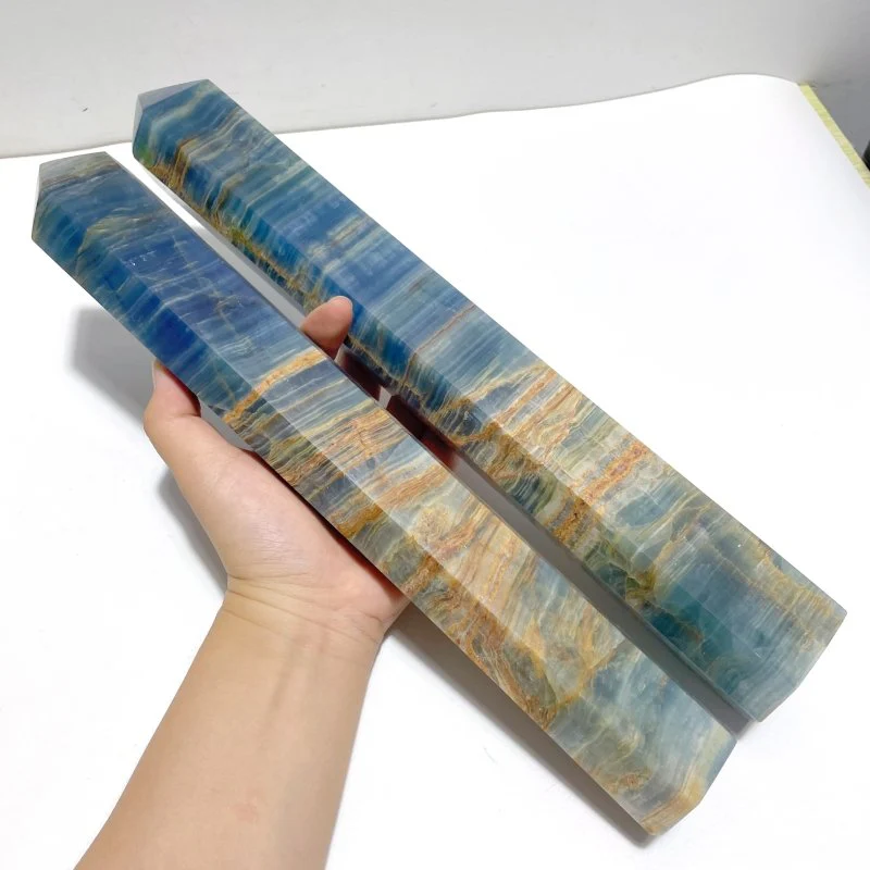 6 Pieces High Quality Blue Onyx Tower - Image 7