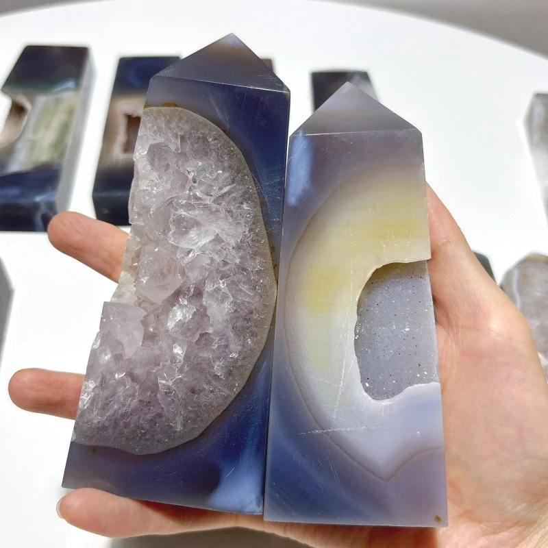 15 Pieces Large Druzy Geode Agate Points - Image 7