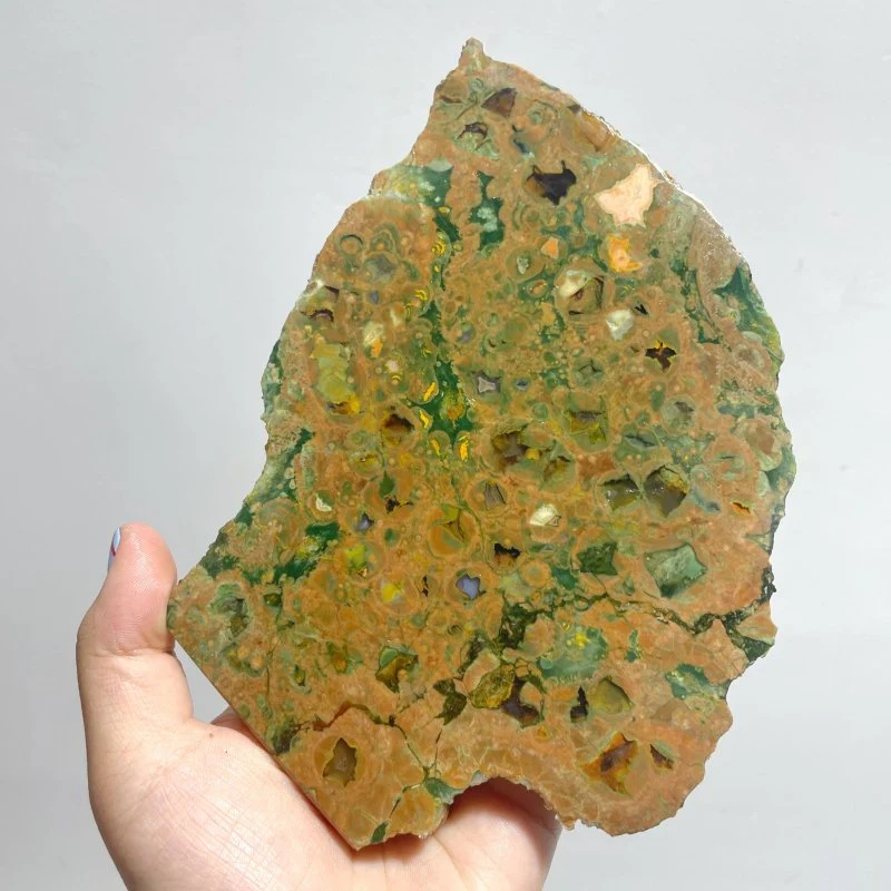 8 Pieces Peacock Eye Rain Forest Jasper Slab - Image 5