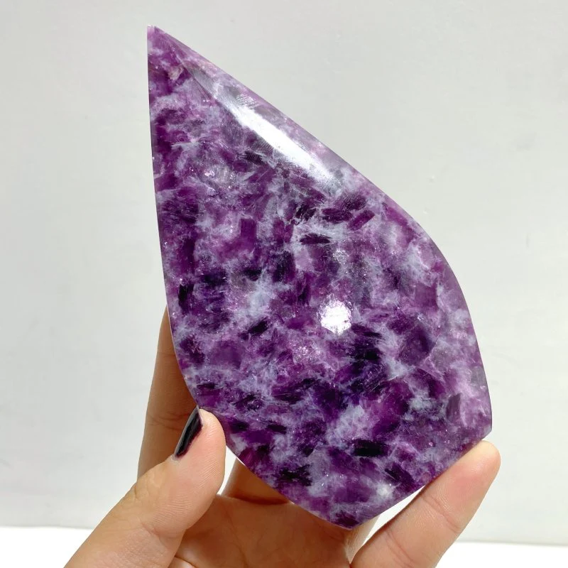 8 Pieces Spark Lepidolite Arrow Head Shape