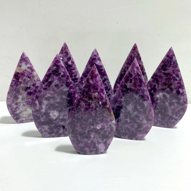 8 Pieces Spark Lepidolite Arrow Head Shape - Image 3