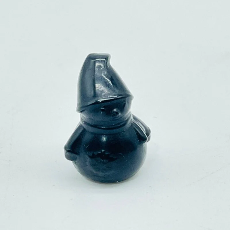 8 Types Mini Black Obsidian Christmas Carving Wholesale Apple Santa Claus Penguin - Image 7