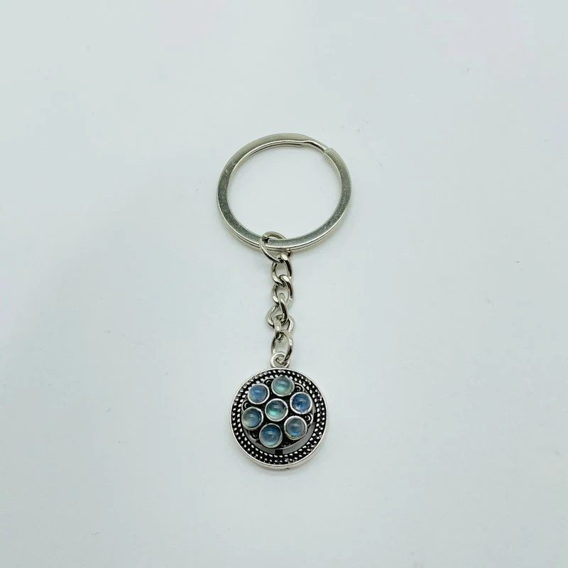 8 Types Crystal Keychain Carving Wholesale Cross Spin Turntable Shape - Image 2