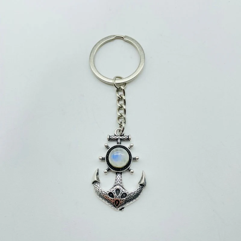 8 Types Crystal Keychain Stone Carving Wholesale Wing Heart Shape - Image 4