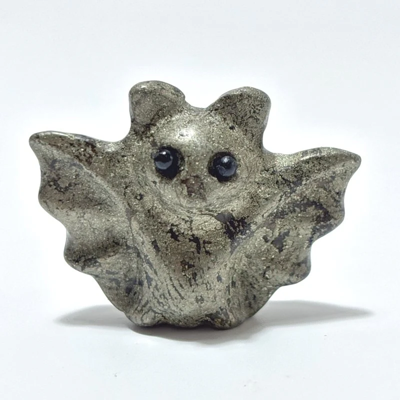 8 Types Halloween Bat Carving Wholesale Clear Quartz Pyrite Garnet - Image 9