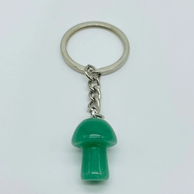 8 Types Mini Mushroom Keychain Wholesale Rhodonite Carnelian Lapis Lazuli - Image 6
