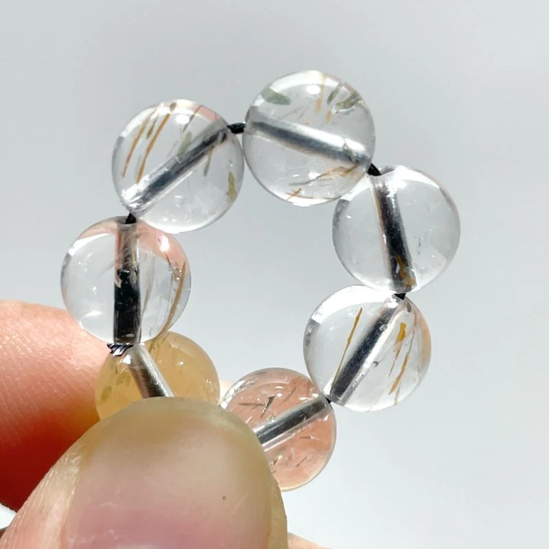 12 Pieces 8mm Rutile Quartz Bracelet Closeout - Image 3