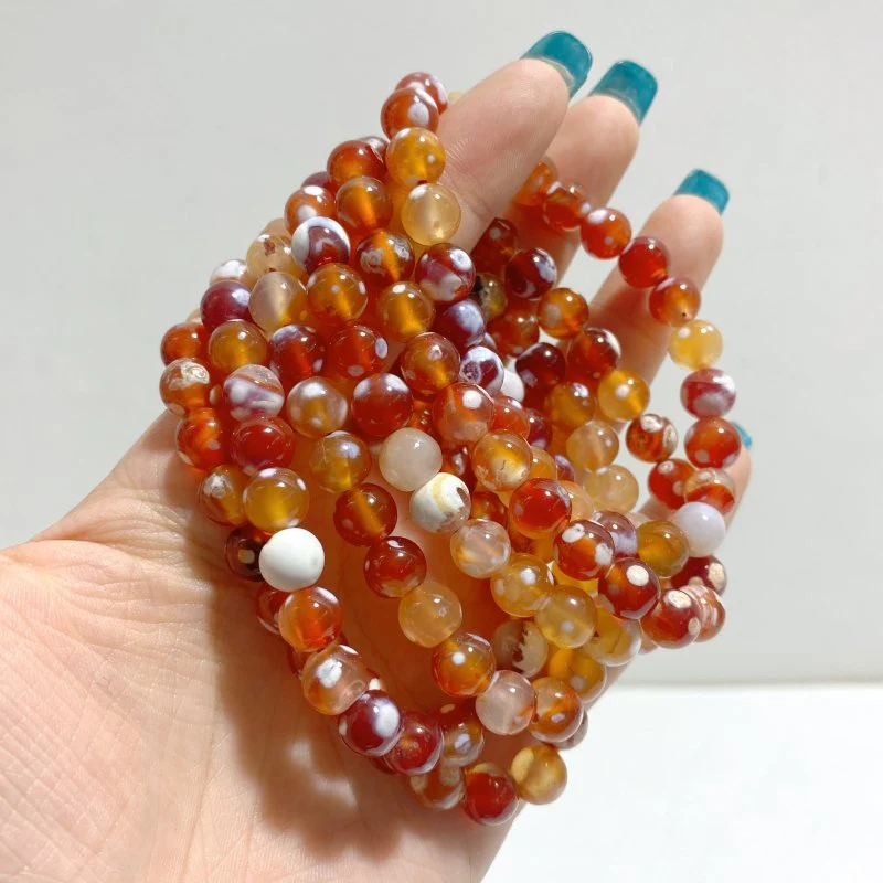 8mm Red Agate Bracelet Wholesale - Image 3