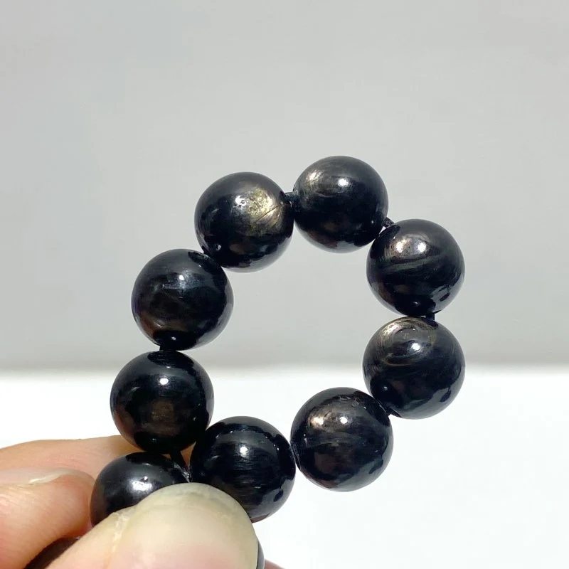 3 Pieces 8mm Hypersthene Bracelets - Image 3