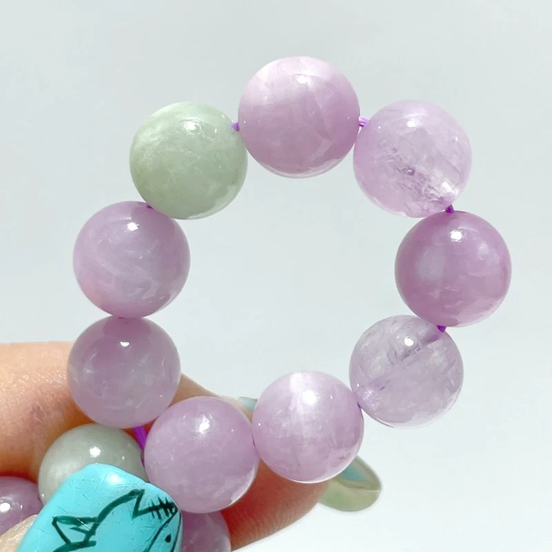 8mm Purple Spodumene Kunzite Bracelet Wholesale - Image 4