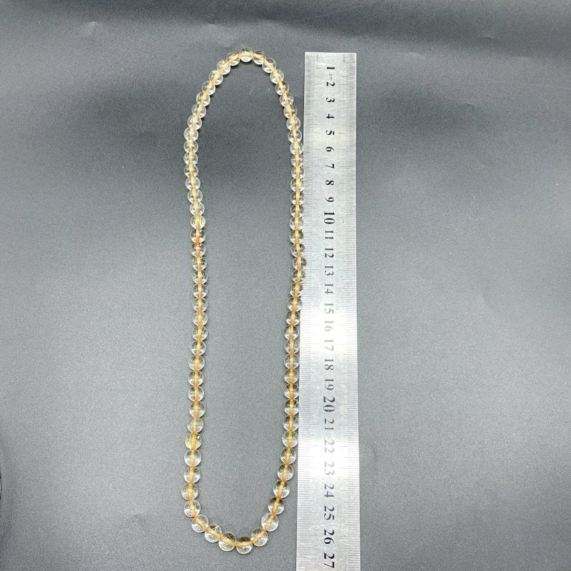 10 Pieces 8mm Rutile Quartz Beads 3-Loop Bracelet/Necklace For DIY - Image 8