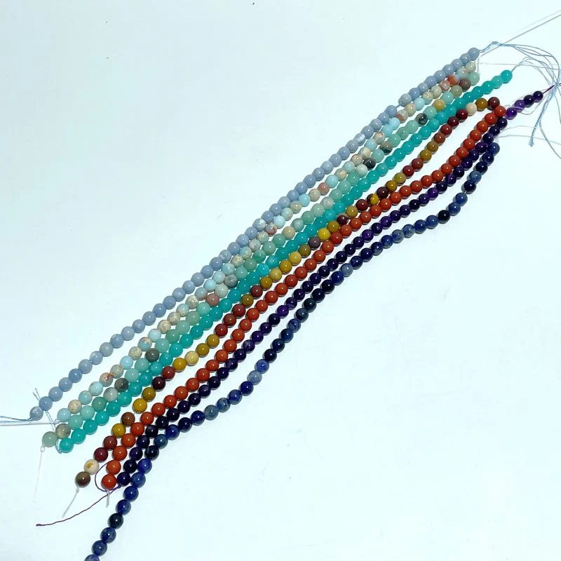 8mm Stripe Beads Bracelets Wholesale Amethyst Caribbean Calcite Sodalite