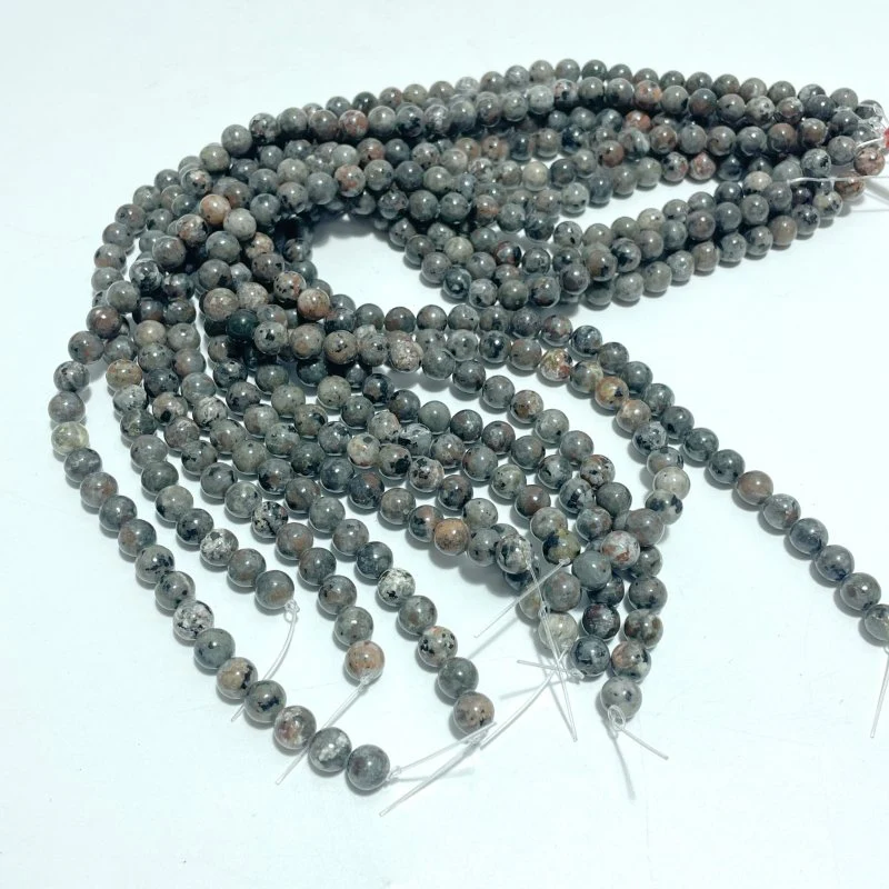 8mm Stripe Beads Bracelets Wholesale Clear Quartz Black Tourmaline Obsidian - Image 9