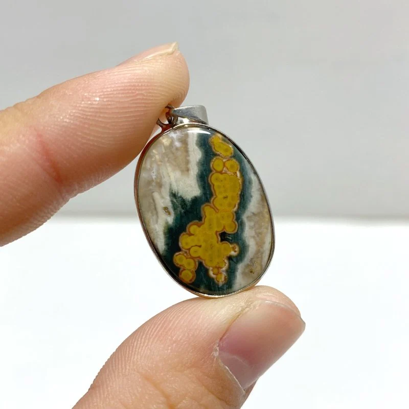 47 Pieces 8th Vein Ocean Japser Pendants - Image 3