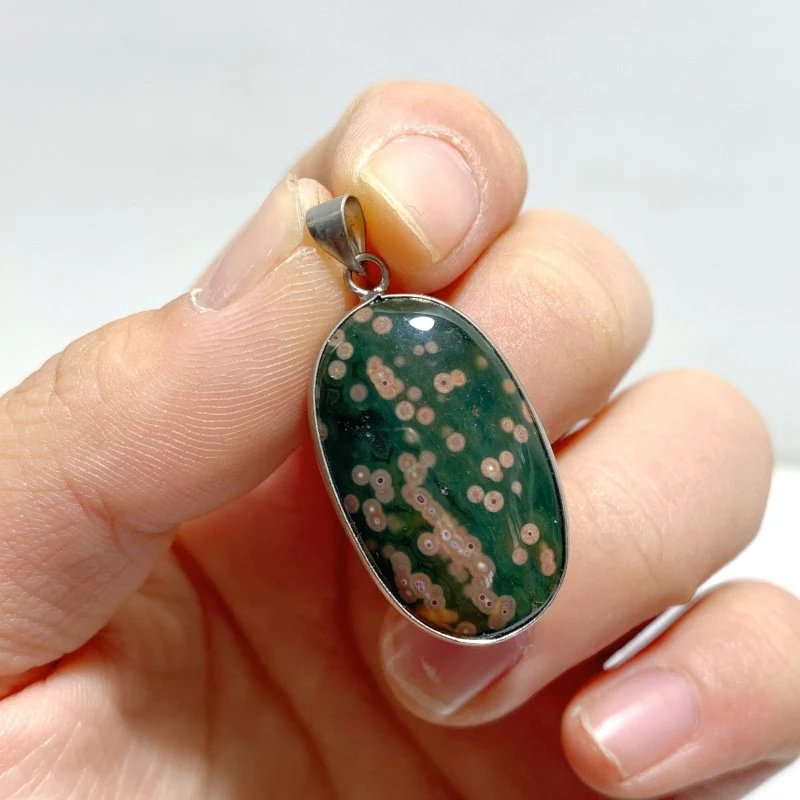 47 Pieces 8th Vein Ocean Japser Pendants - Image 4