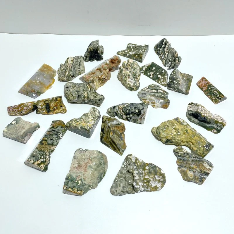 23 Pieces 8th Vein Ocean Jasper High Quality Free Form Mixed Size #A01 - Image 2