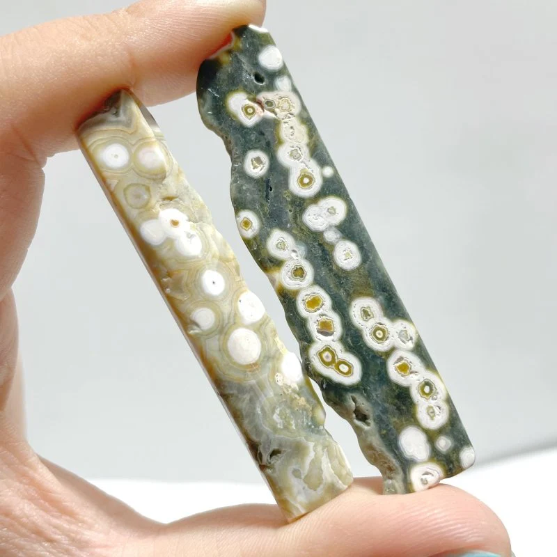 Beautiful 8th Vein Ocean Jasper Small Free Form Wholesale - Image 2