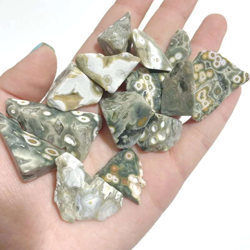 Beautiful 8th Vein Ocean Jasper Small Free Form Wholesale - Image 7