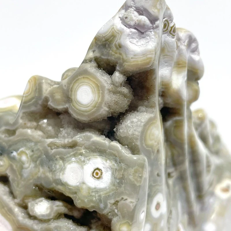 Beautiful 8th Vein Ocean Jasper Ganesha Carving - Image 7