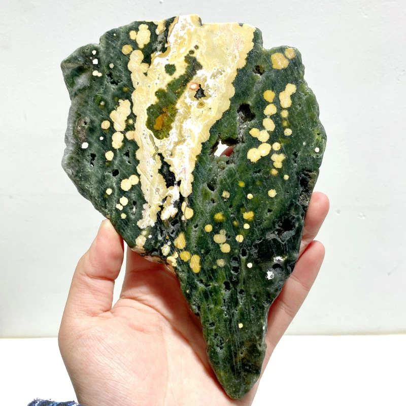 8 Pieces Beautiful 8th Vein Ocean Jasper Slab - Image 4