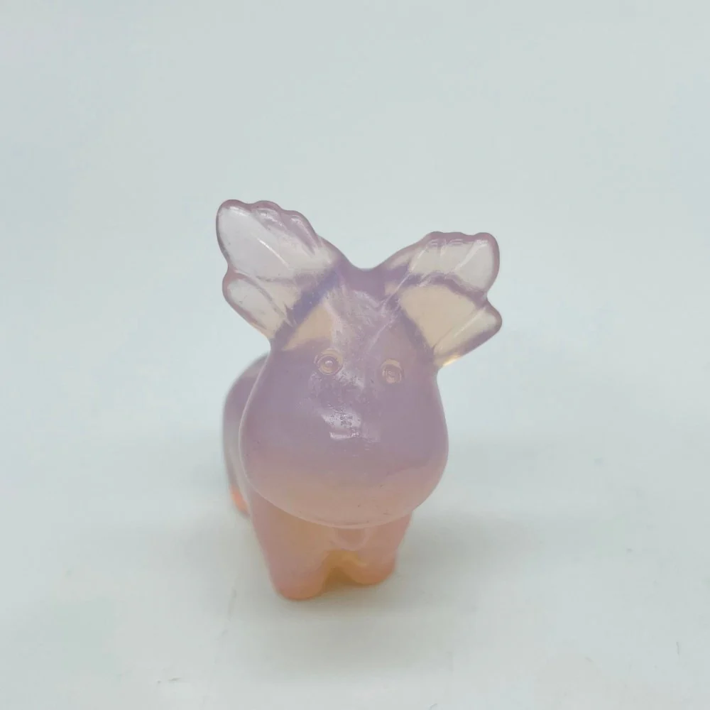 8Types Christmas Moose Carving Crystal Wholesale Lepidolite Pyrite - Image 10