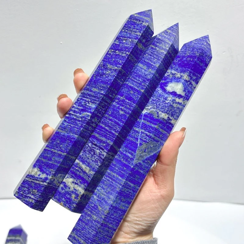9 Pieces Large Lapis Lazuli Tower Point - Image 3