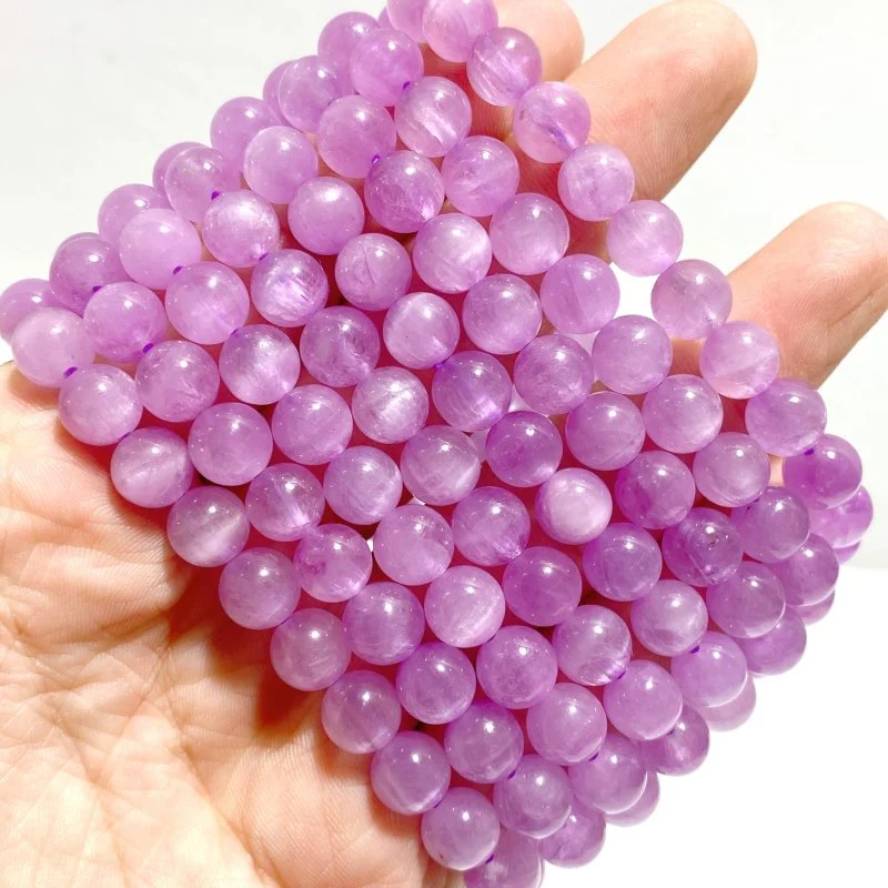 9 Pieces Purple Spodumene Kunzite Bracelets - Image 2