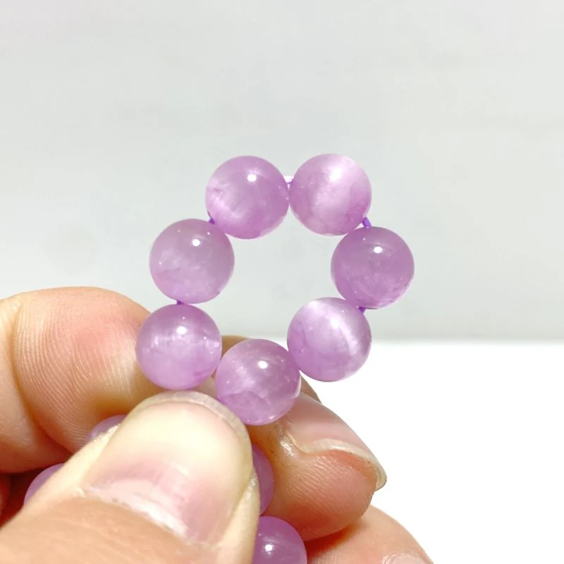 9 Pieces Purple Spodumene Kunzite Bracelets - Image 4