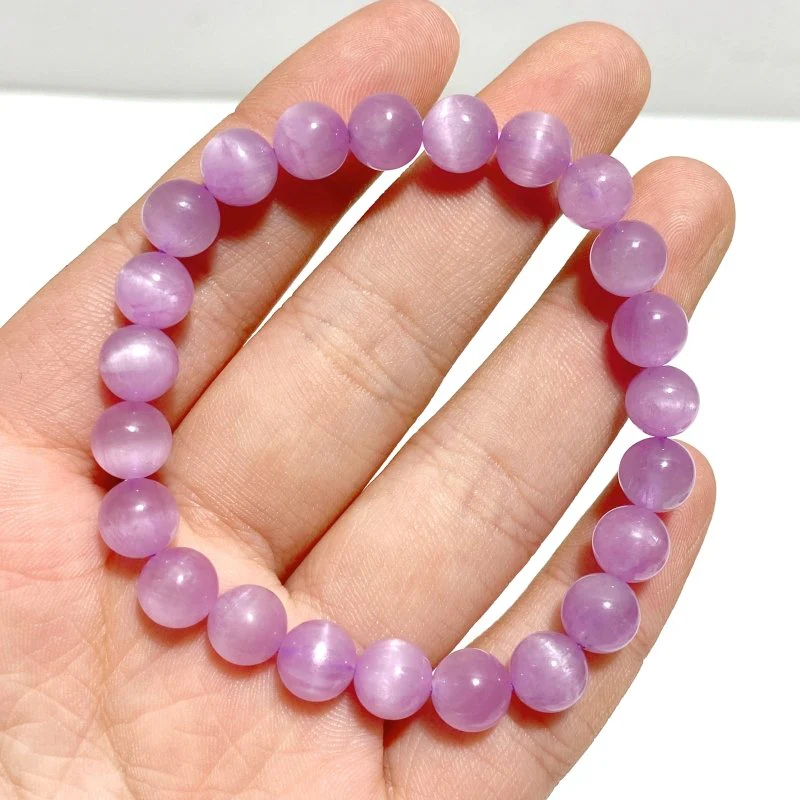 9 Pieces Purple Spodumene Kunzite Bracelets - Image 5