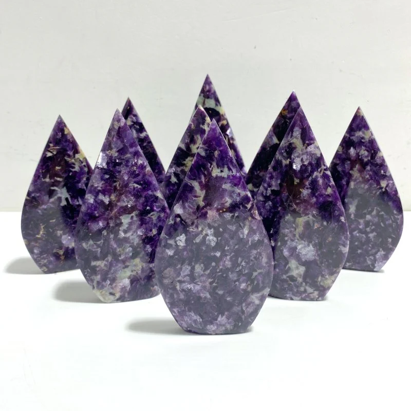 9 Pieces Spark Lepidolite Arrow Head Shape - Image 3