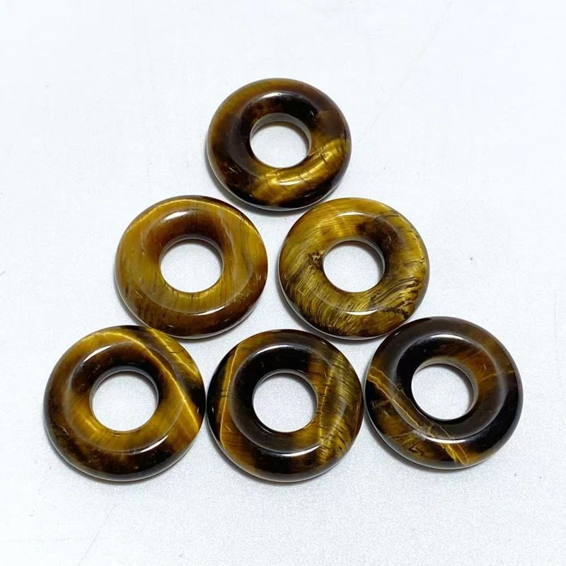 9 Types Crystal Donuts Rose Quartz Green Aventurine Ocean Jasper Wholesale - Image 4