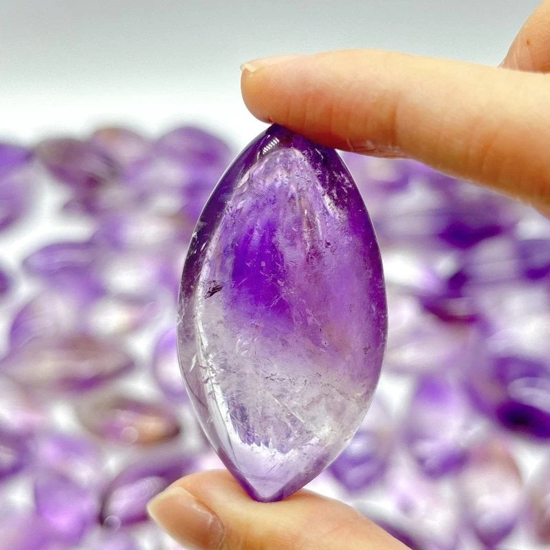 91 Pieces Amethyst Horse Eye Shape - Image 2