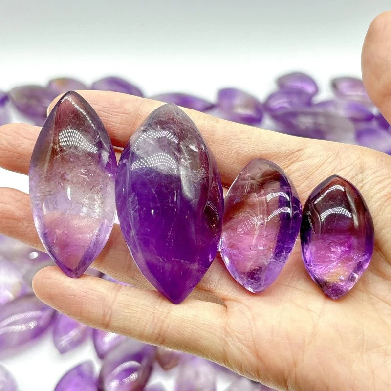 91 Pieces Amethyst Horse Eye Shape - Image 6
