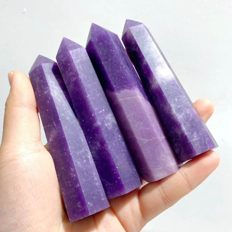 95 Pieces Lepidolite Tower Point - Image 7